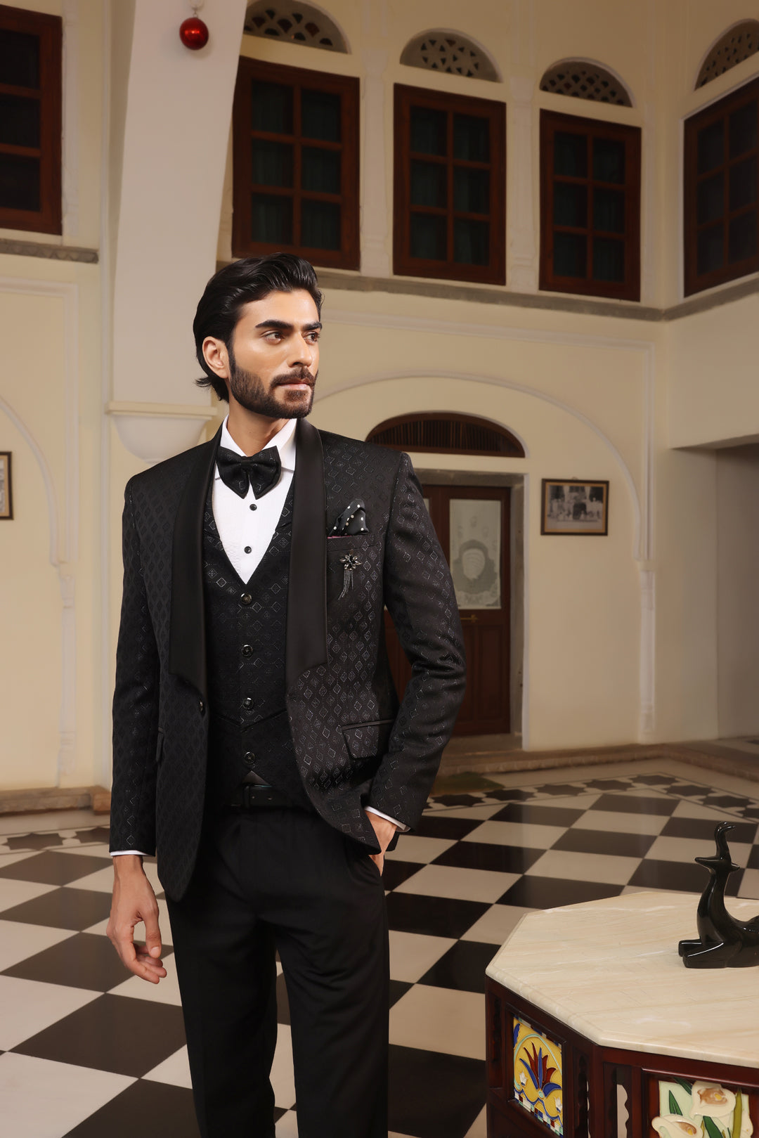 Sable Black Tuxedo Suit
