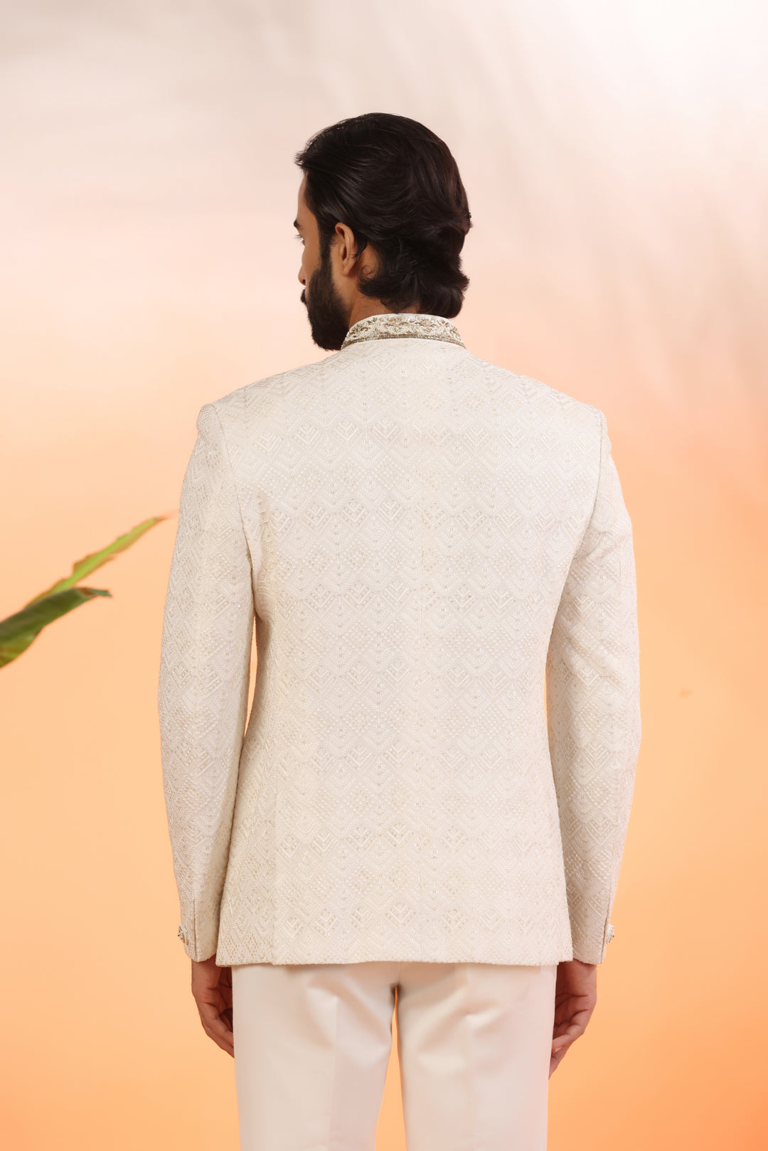 Pristine White Jodhpuri Suit