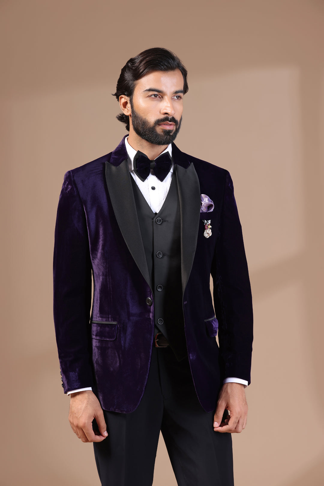 Midnight Raisin Tuxedo Suit