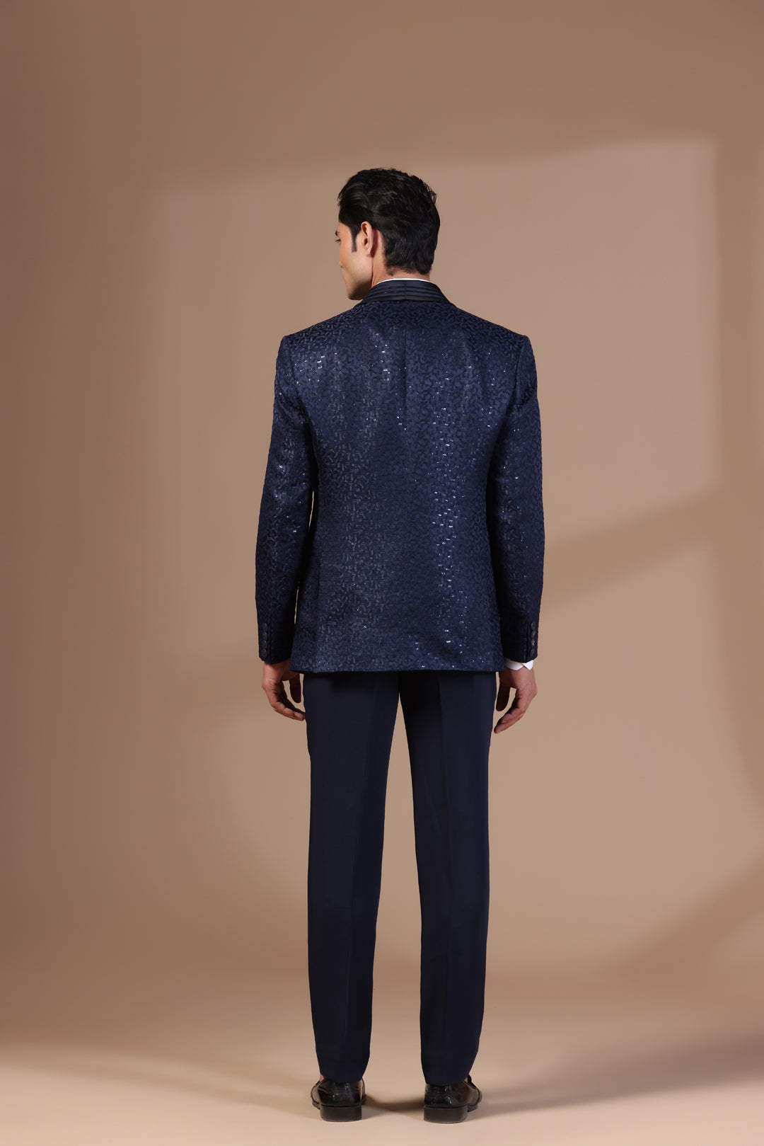 Sparkle Blue Tuxedo Suit