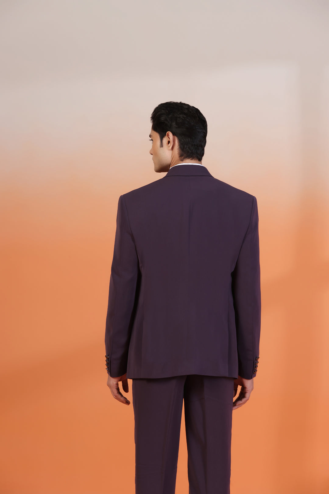 Matte Purple Tuxedo Suit