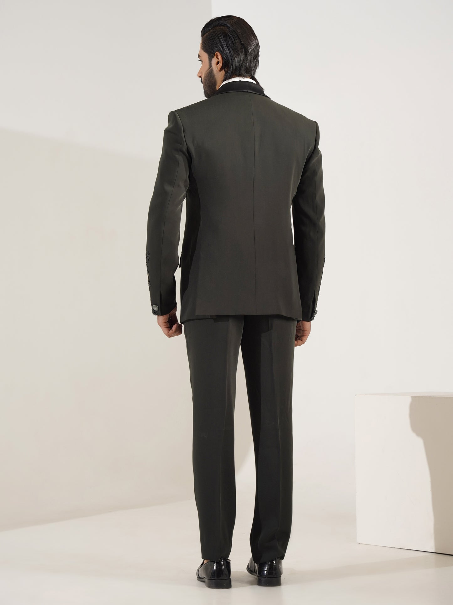 French Knot Green Tuxedo