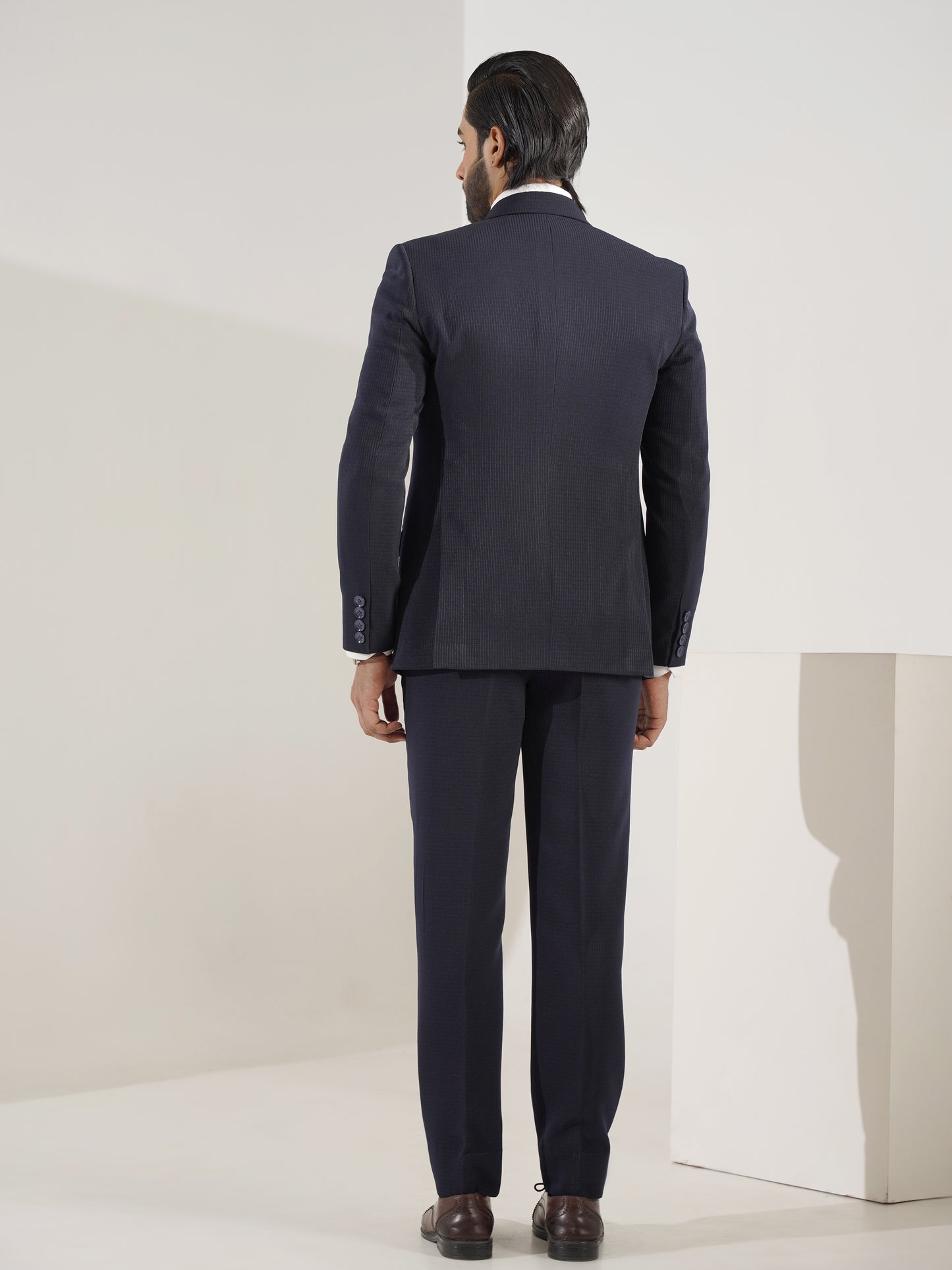 Classic Navy Blue Tuxedo
