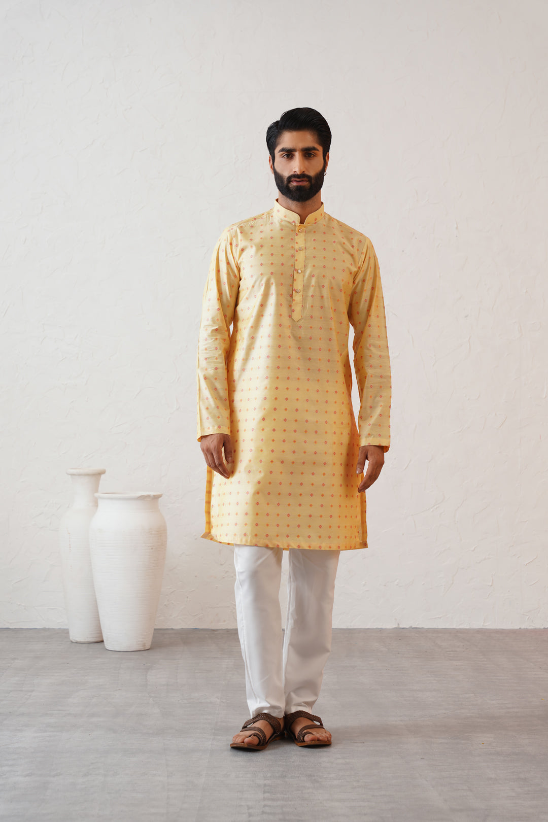 Lime Yellow Kurta Set