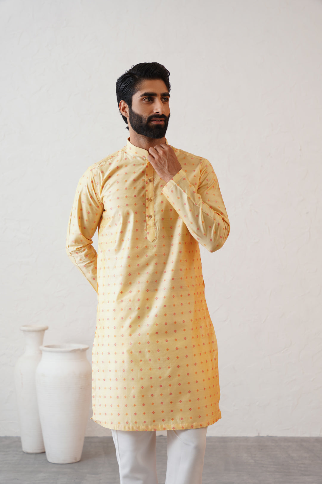 Lime Yellow Kurta Set