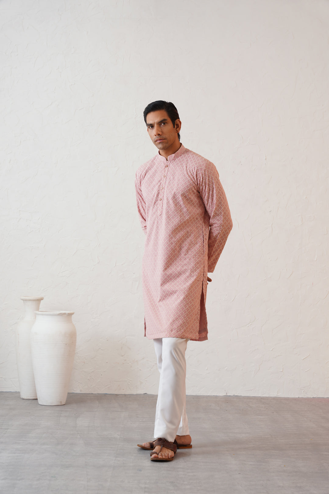 Pastel Pink Kurta Set