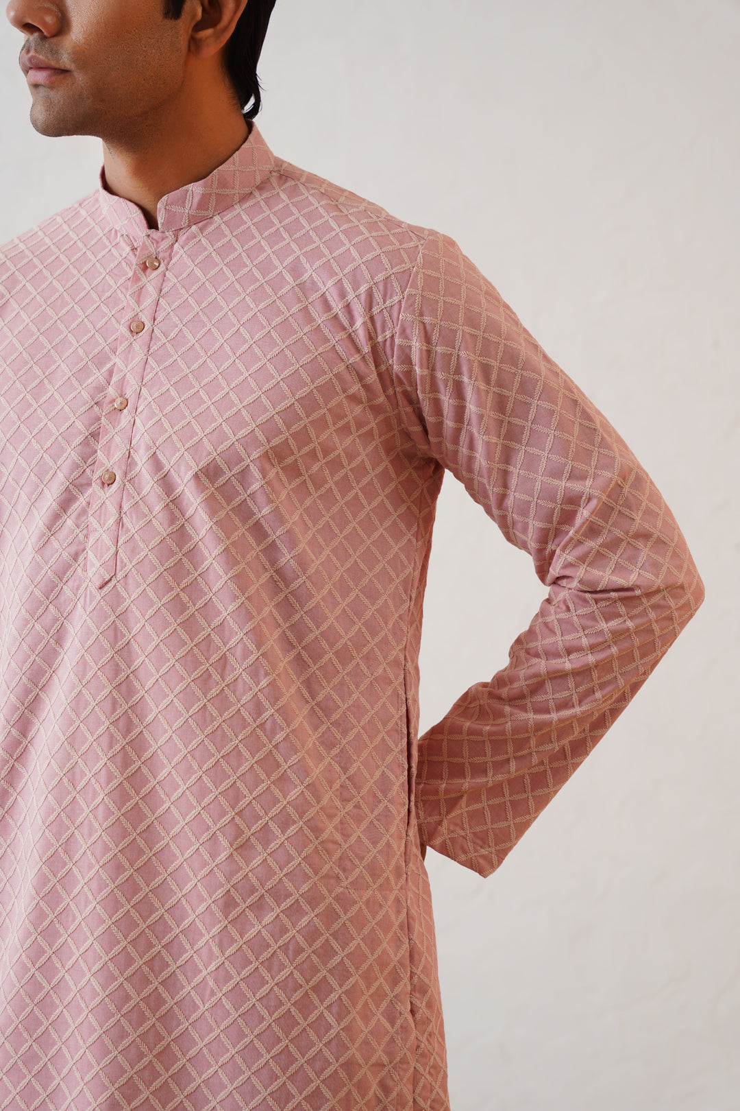 Pastel Pink Kurta Set