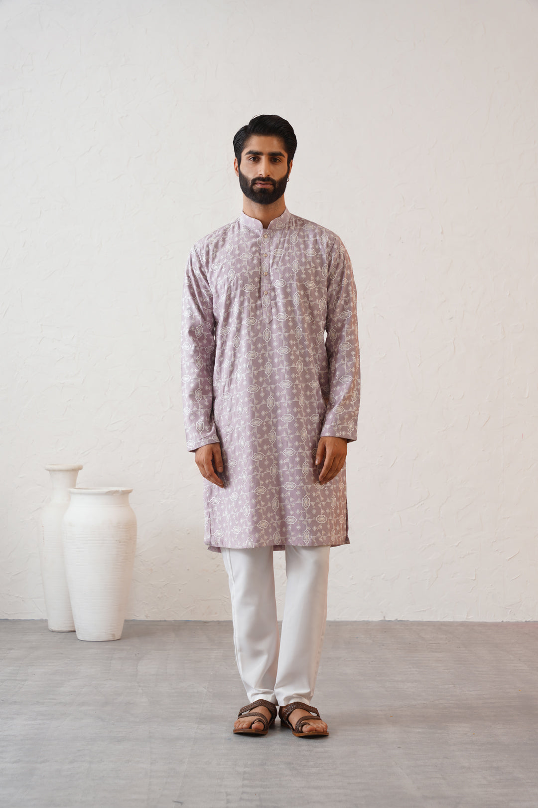 Opera Mauve Kurta Set