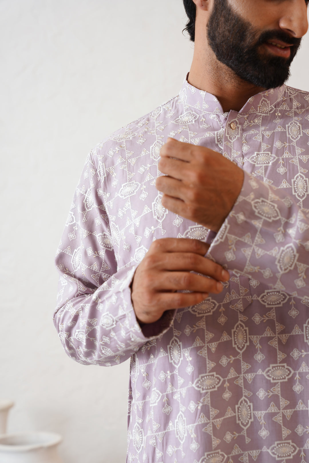 Opera Mauve Kurta Set