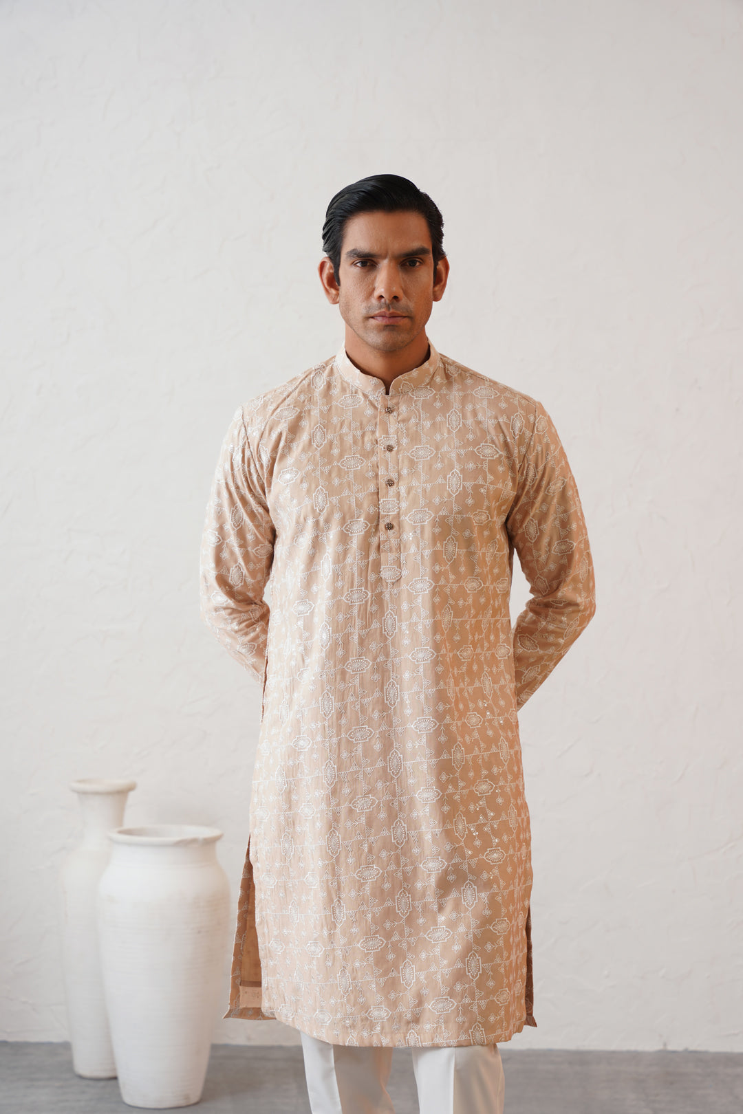 Tuscan Beige Kurta Set