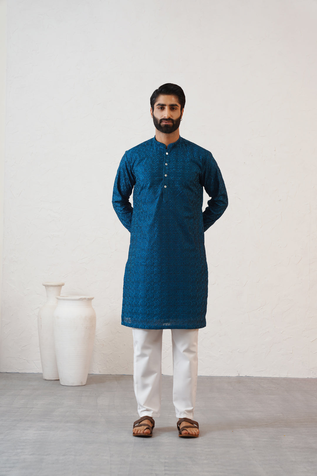 Sapphire Blue Kurta Set