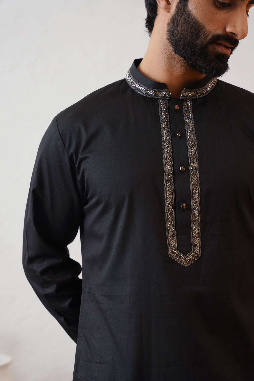 Harmony Black Indo Western