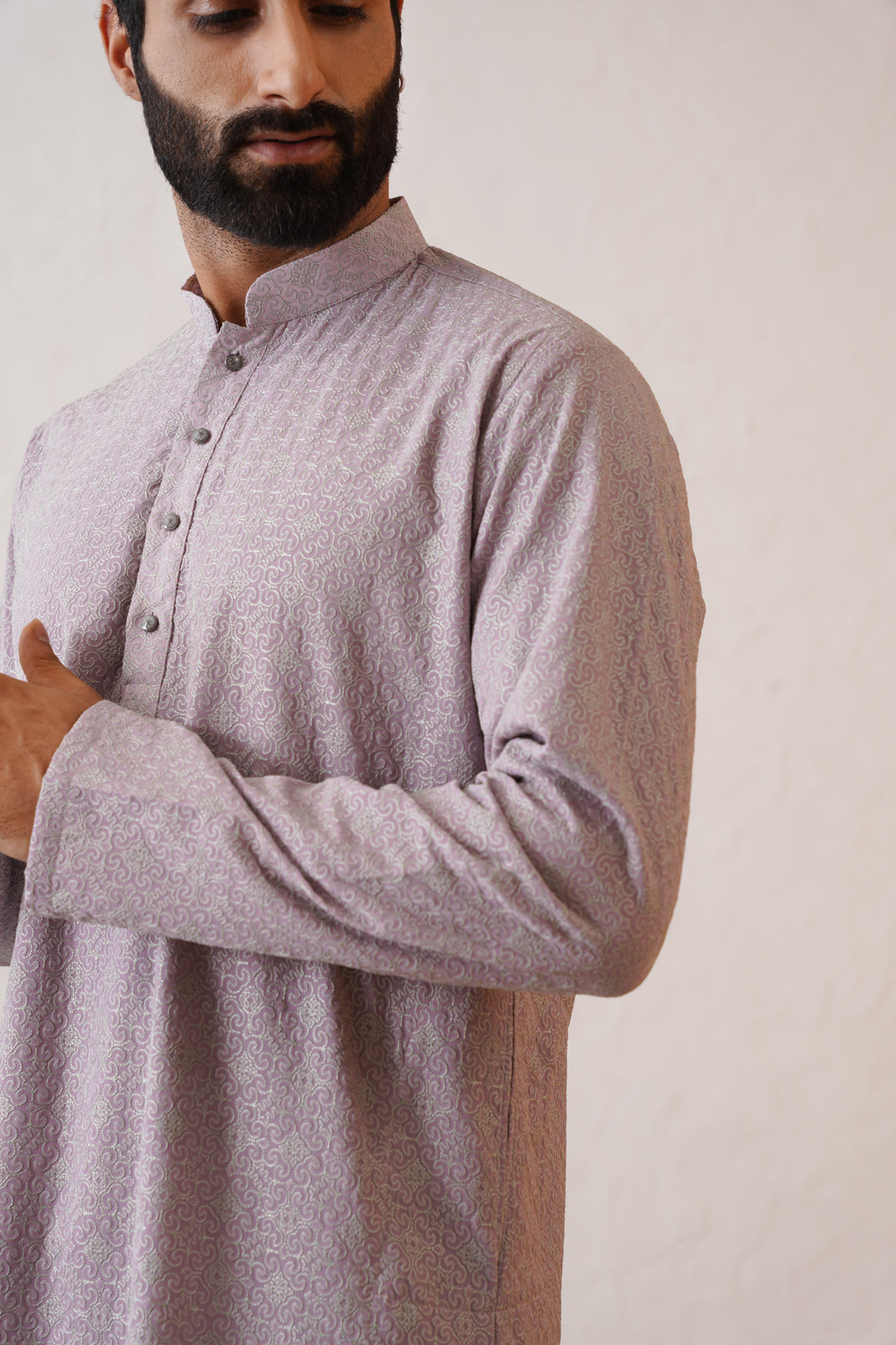 Pale Lavender Kurta Set