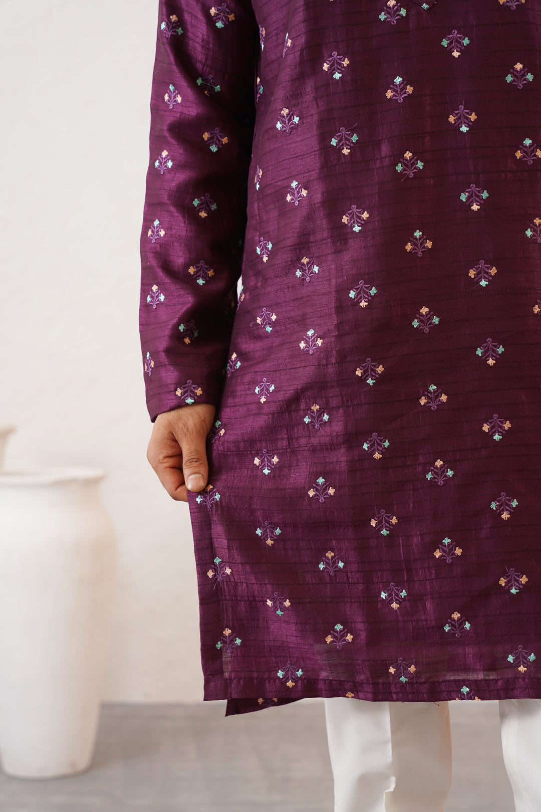 Shiraz Silk Kurta Set