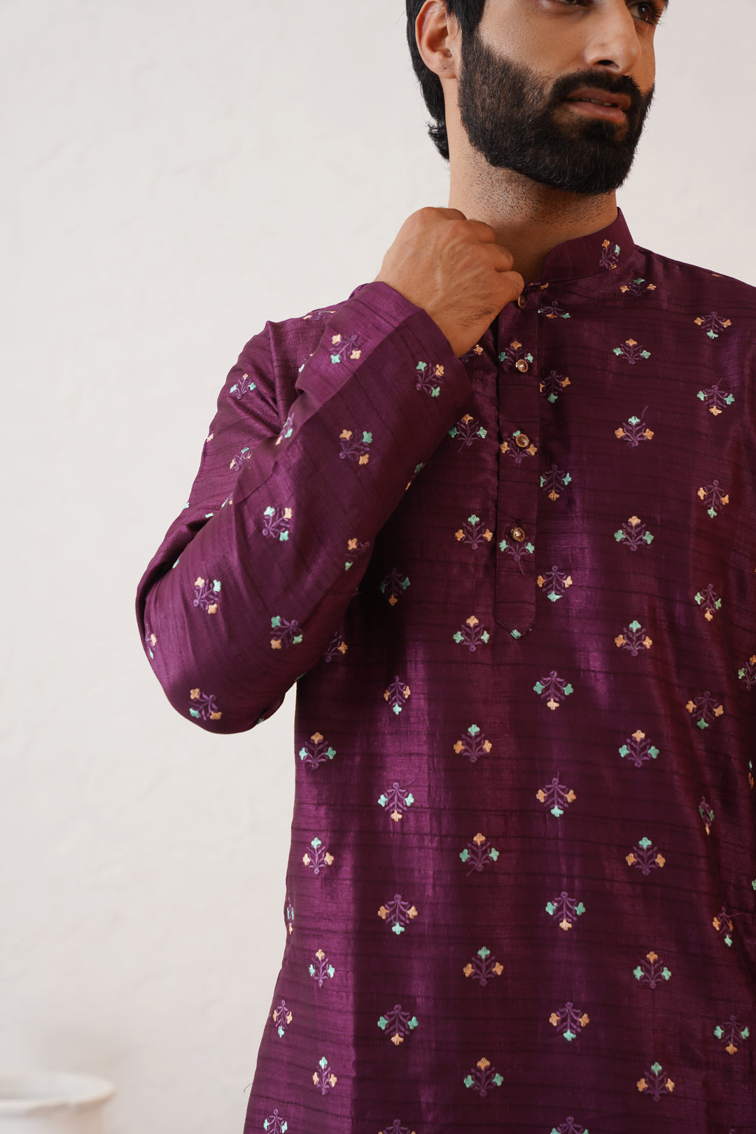 Shiraz Silk Kurta Set