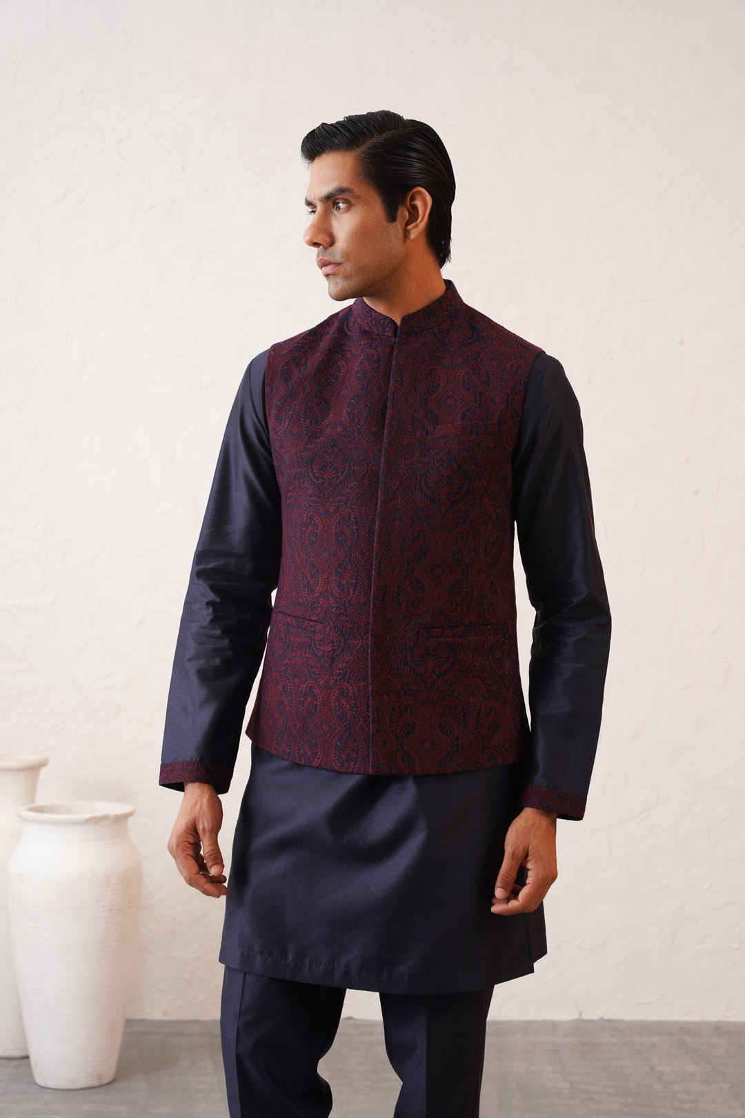 Kashmiri Navy Bundi Set