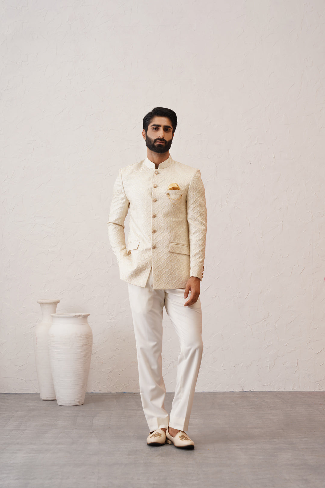 Royal Ivory Jodhpuri Set