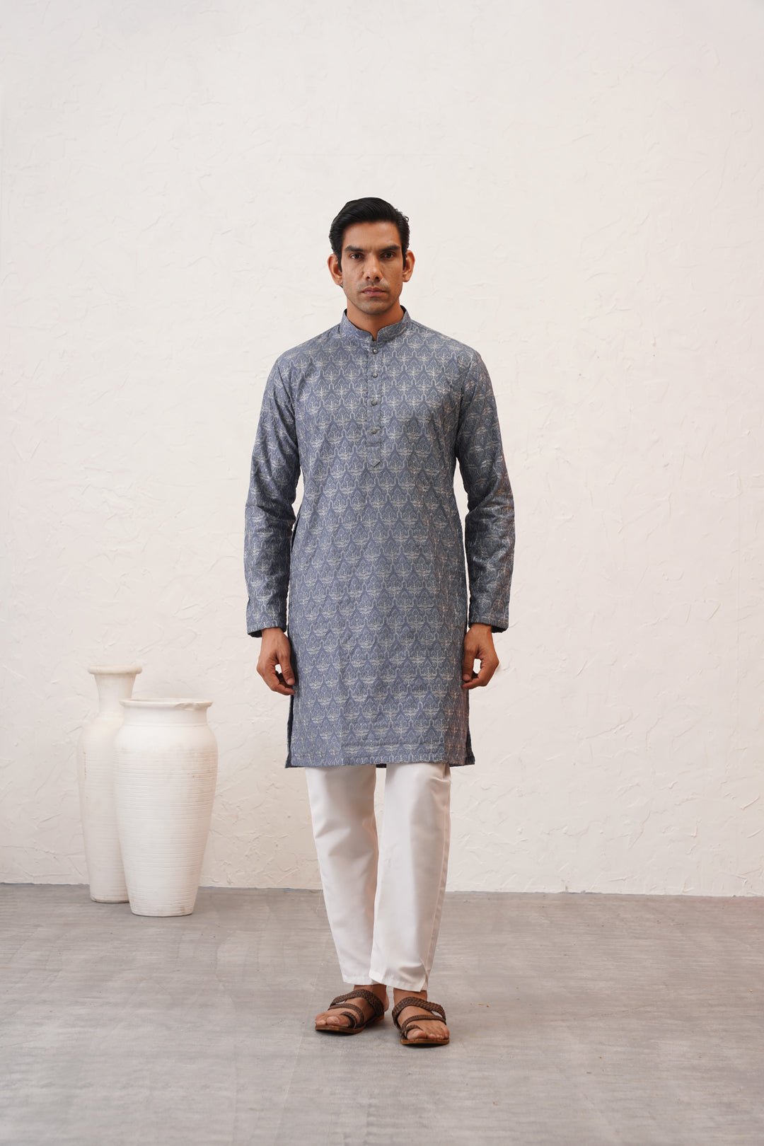 Pebble Blue Kurta Set