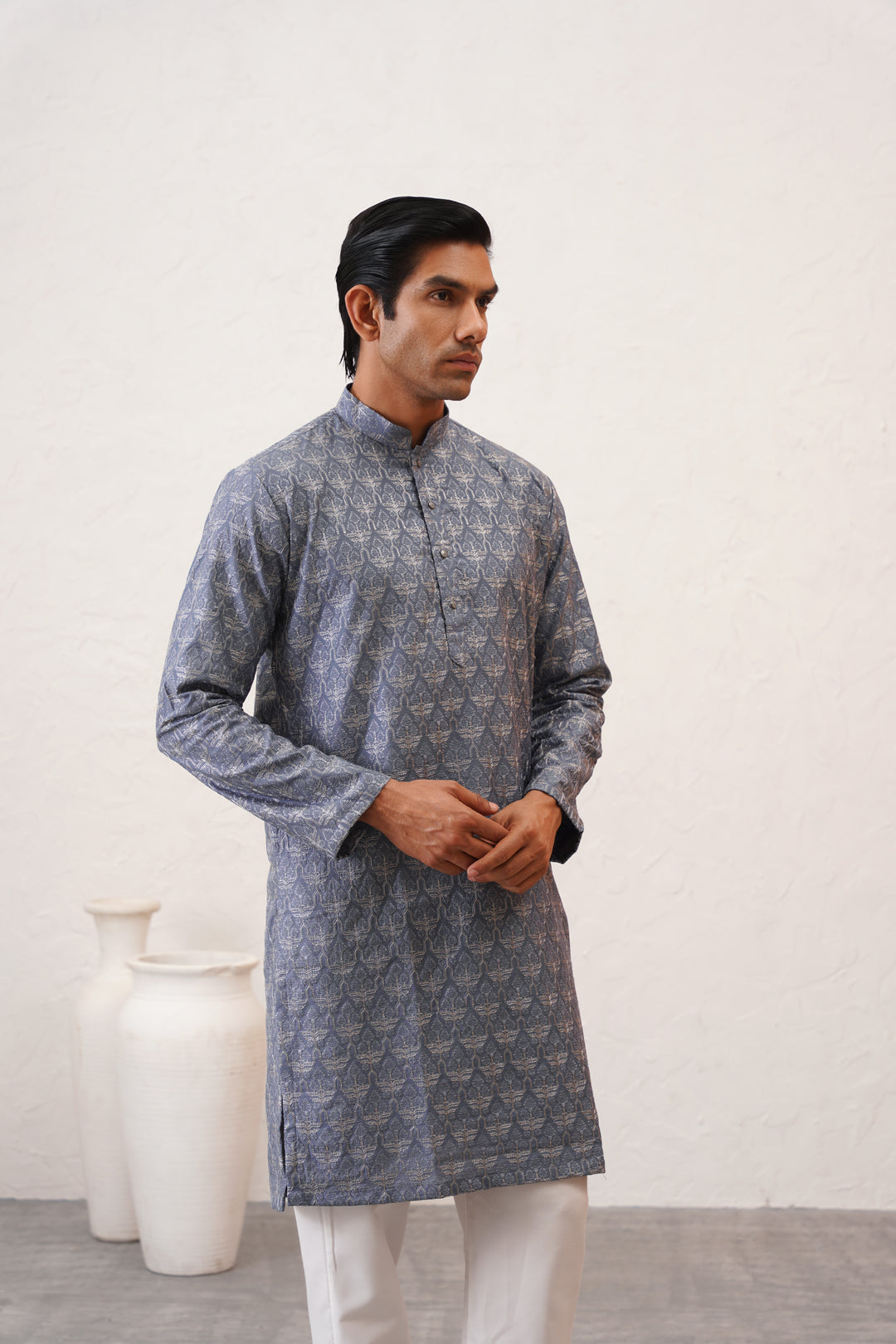 Pebble Blue Kurta Set
