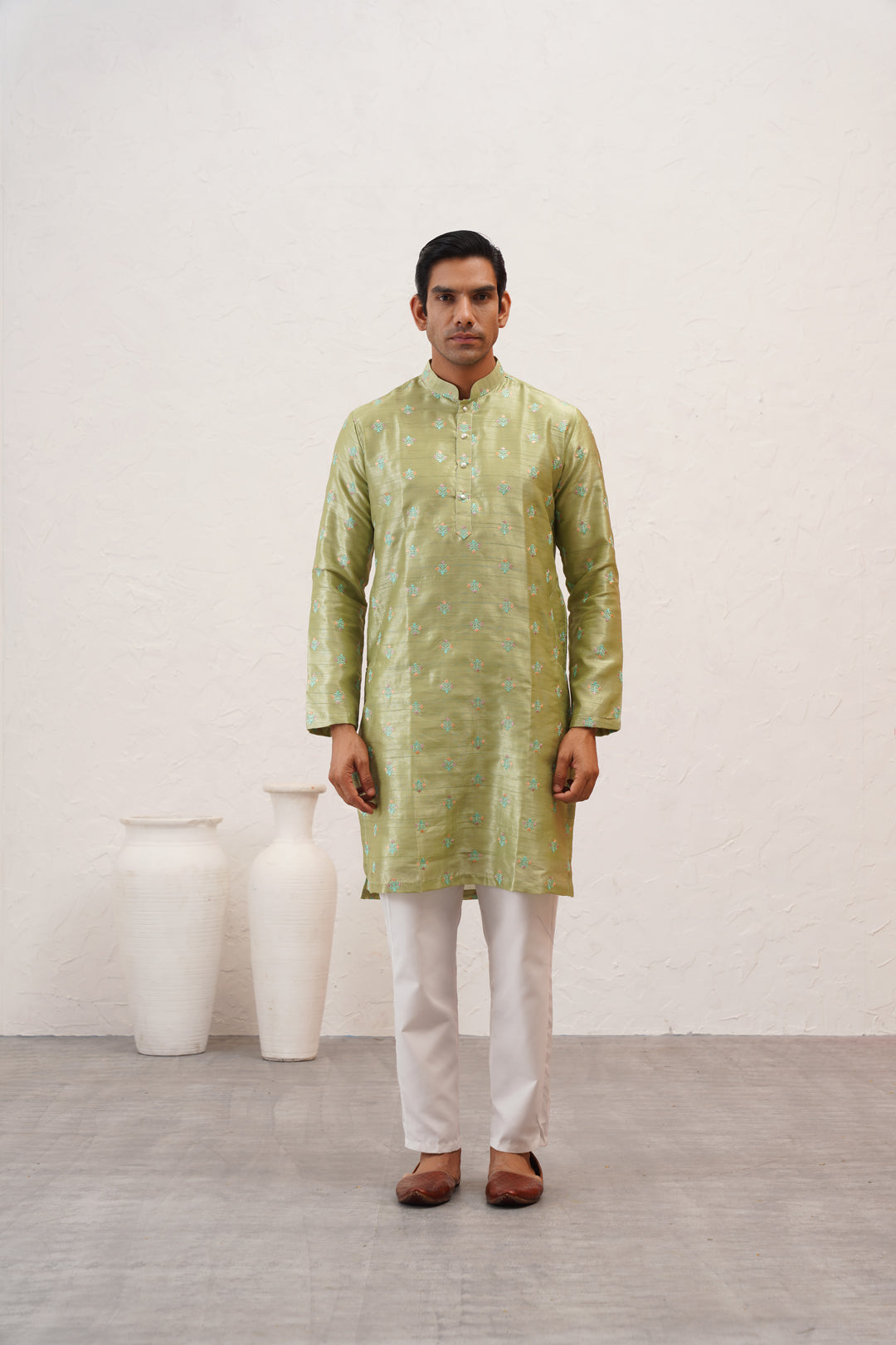 Lime Green Kurta Set