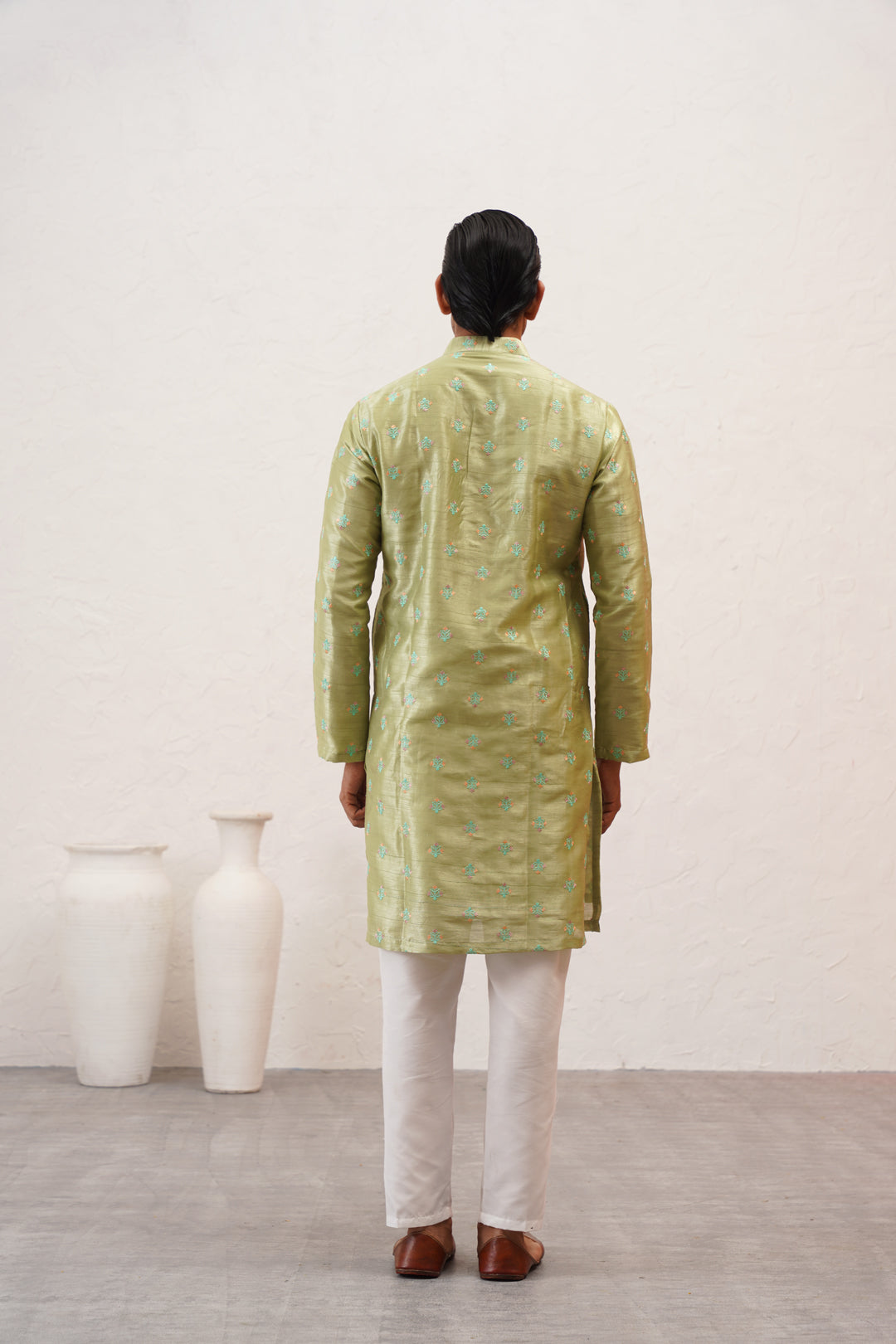 Lime Green Kurta Set