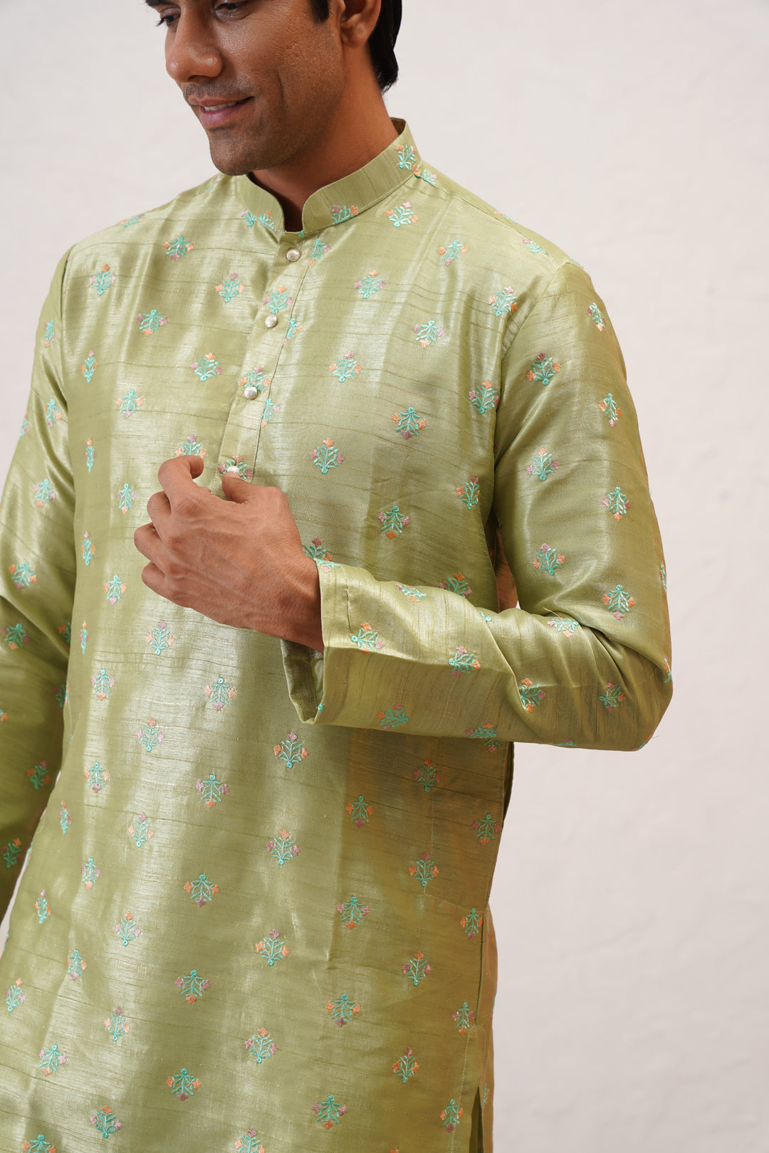 Lime Green Kurta Set