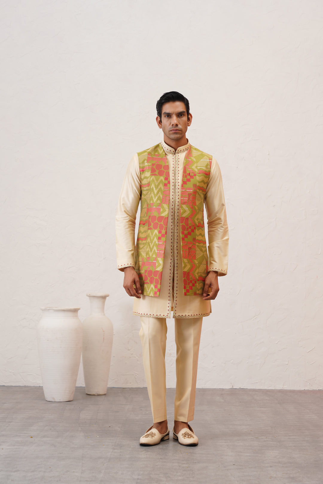 Geometric Silks Bundi Set
