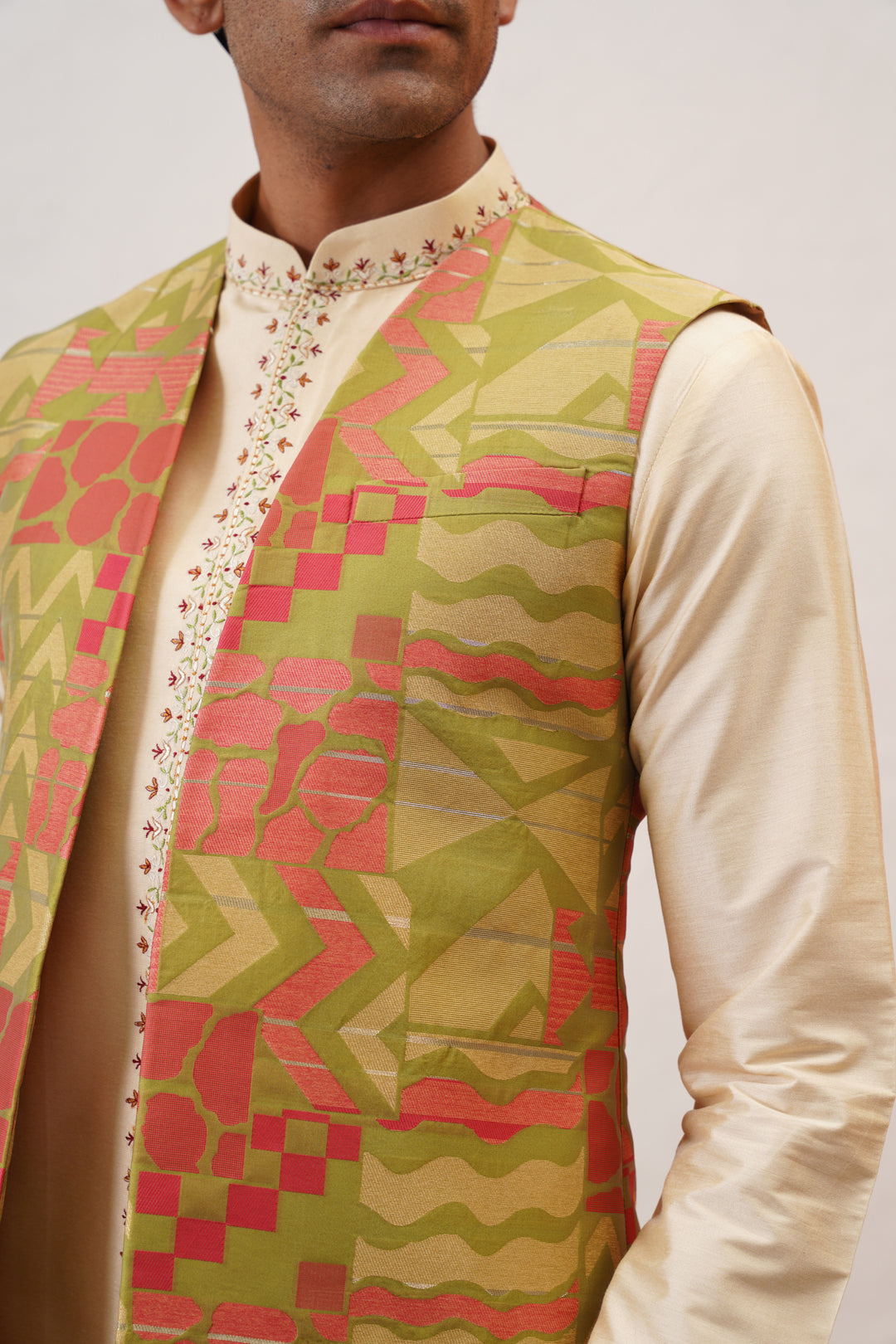 Geometric Silks Bundi Set