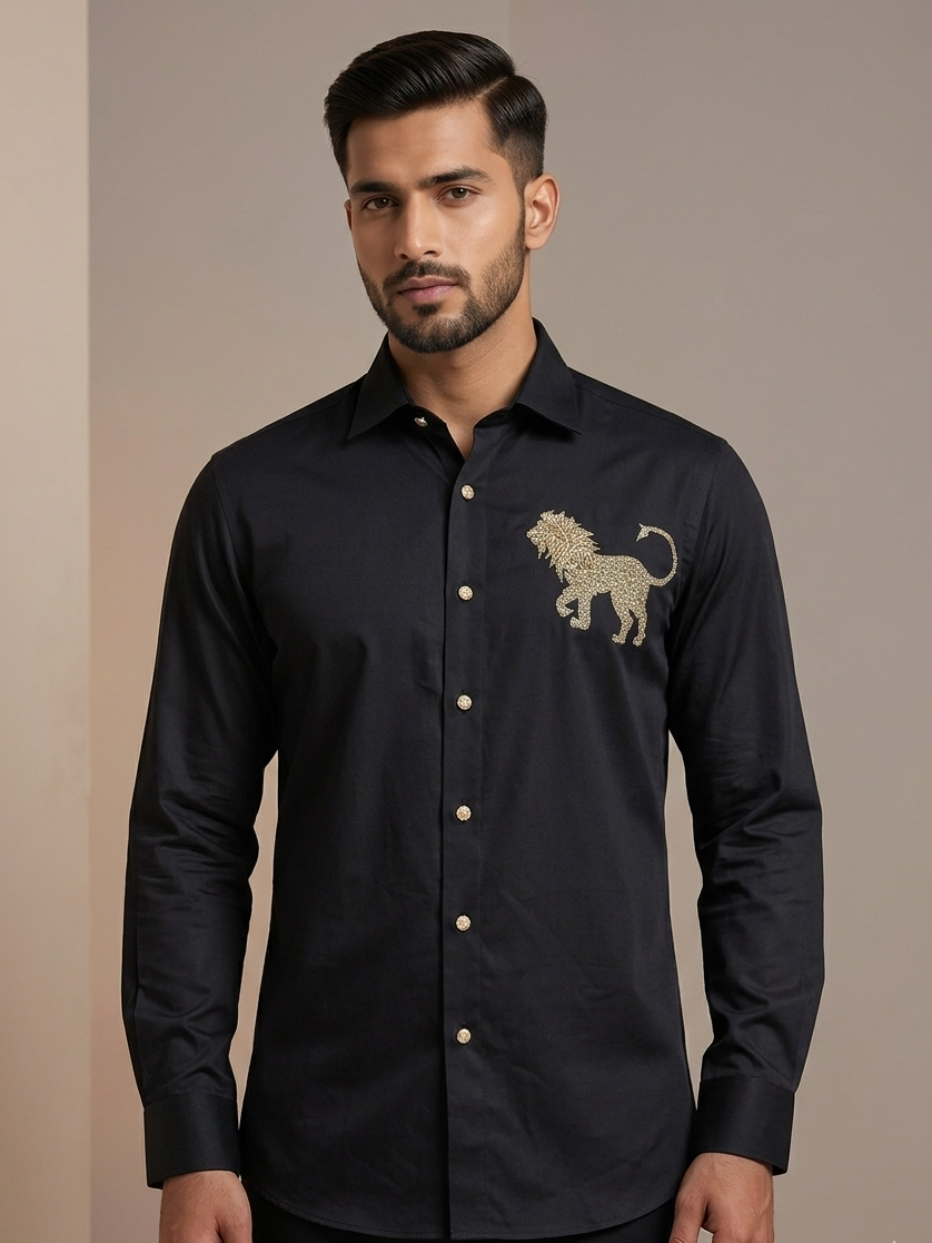 Knight Leo Black Shirt