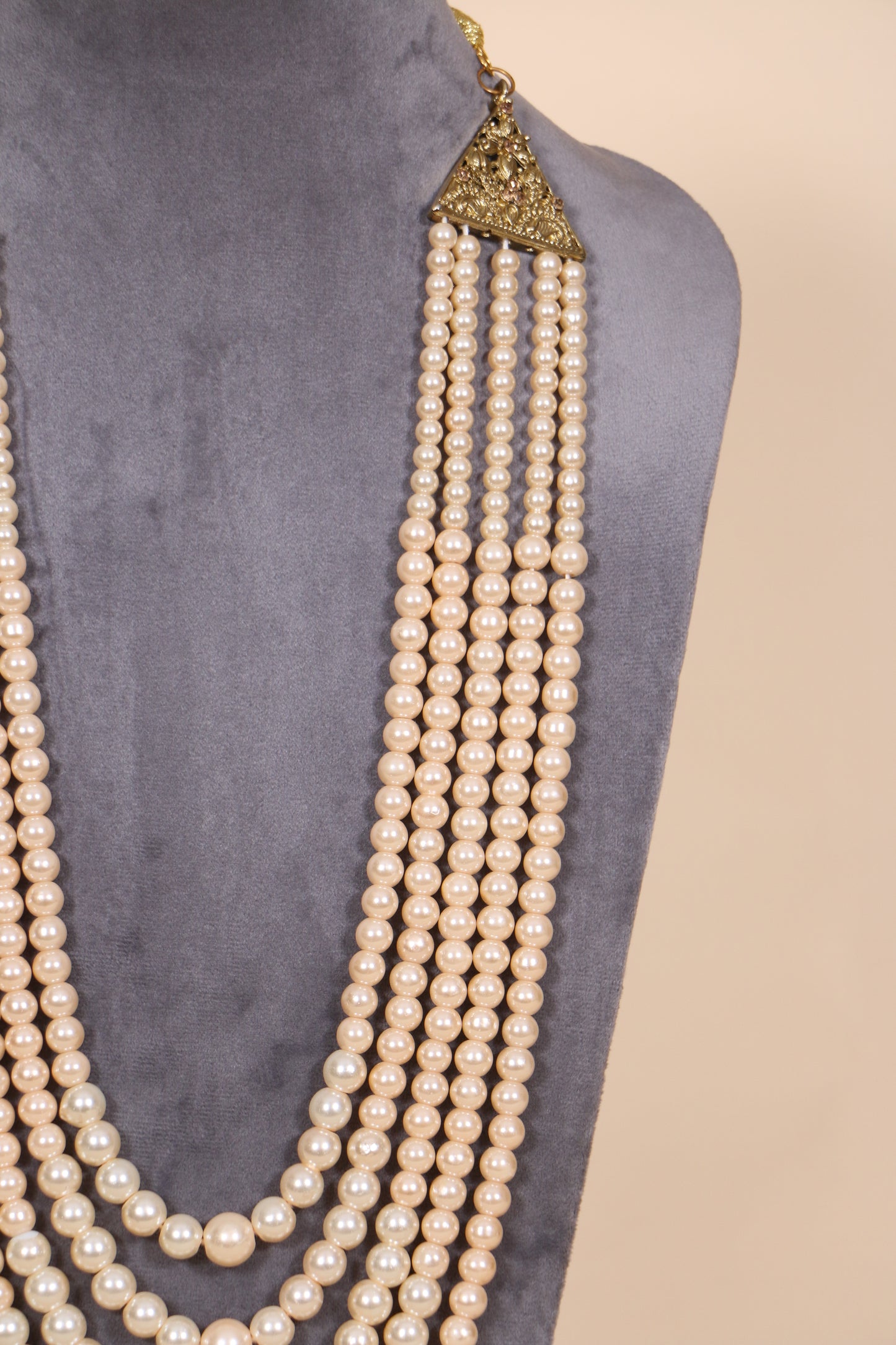 Classic Cream Layered Mala