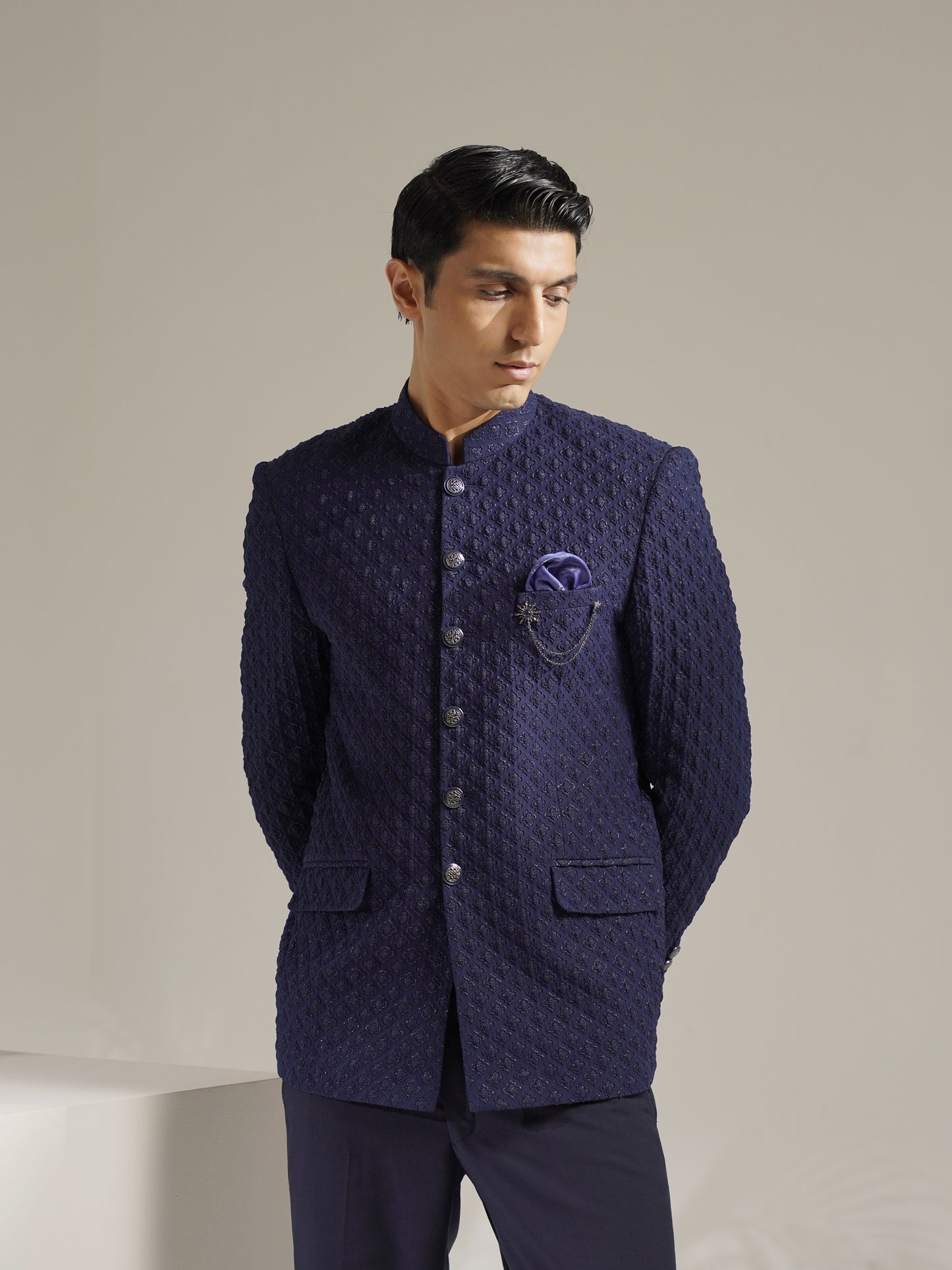 Oxford Blue Jodhpuri