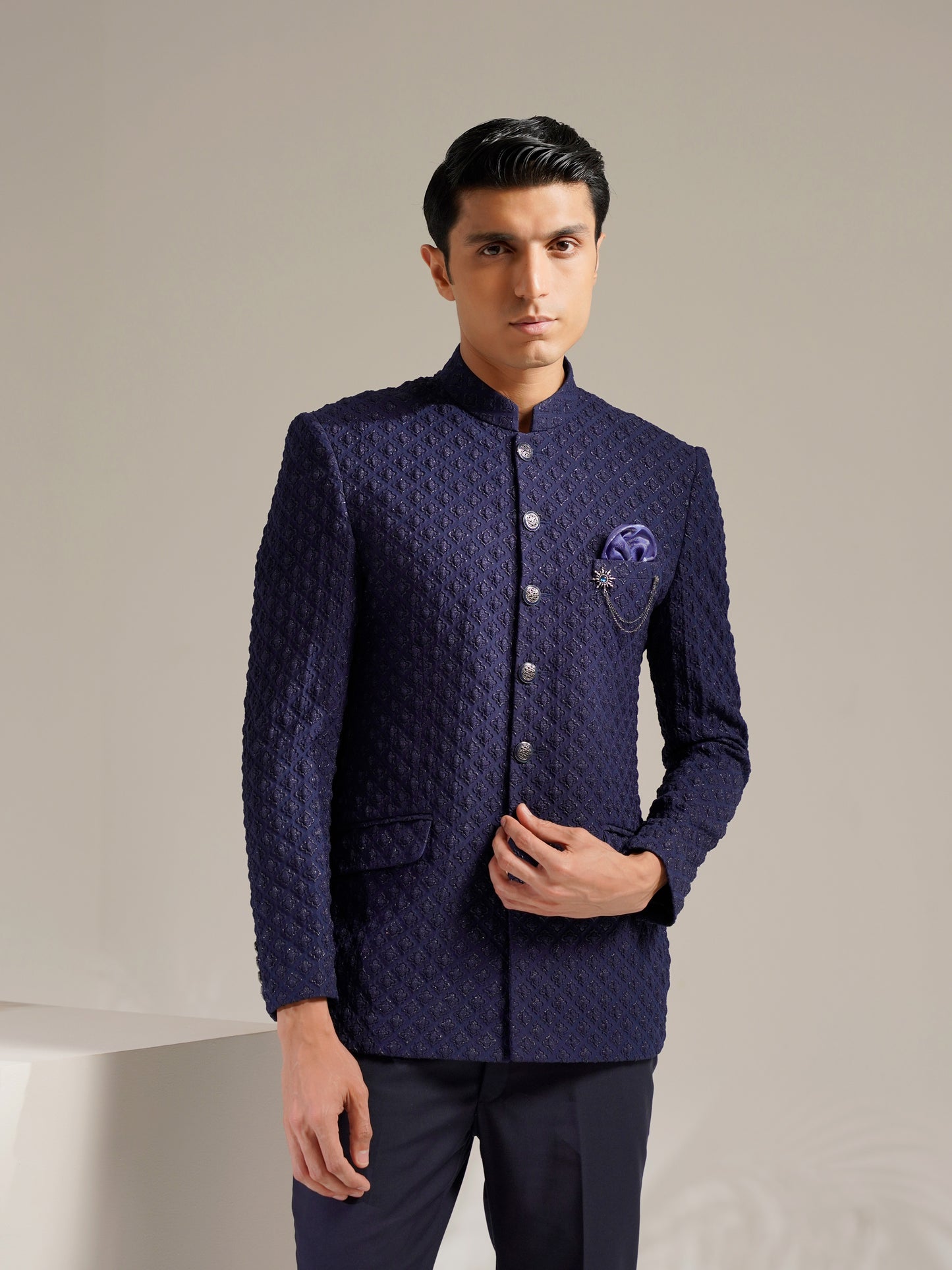 Oxford Blue Jodhpuri