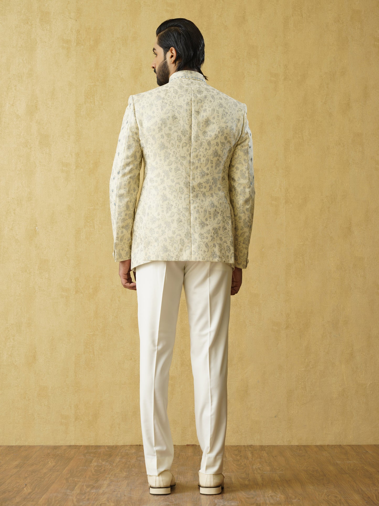 Ivory Turquoise Jodhpuri