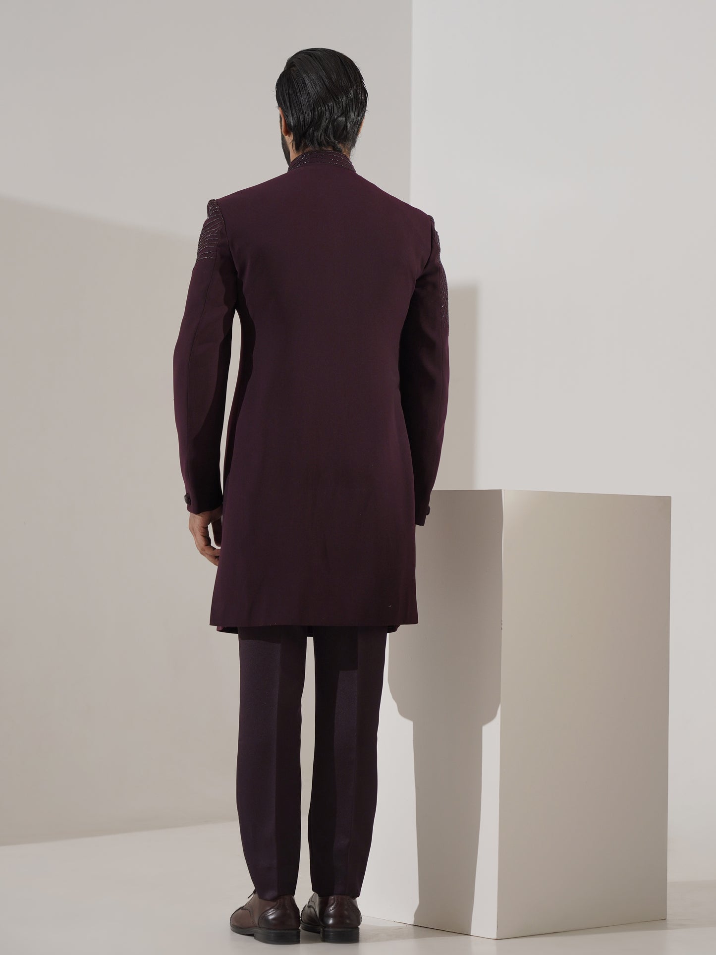 Flowing Sangria Indo Western