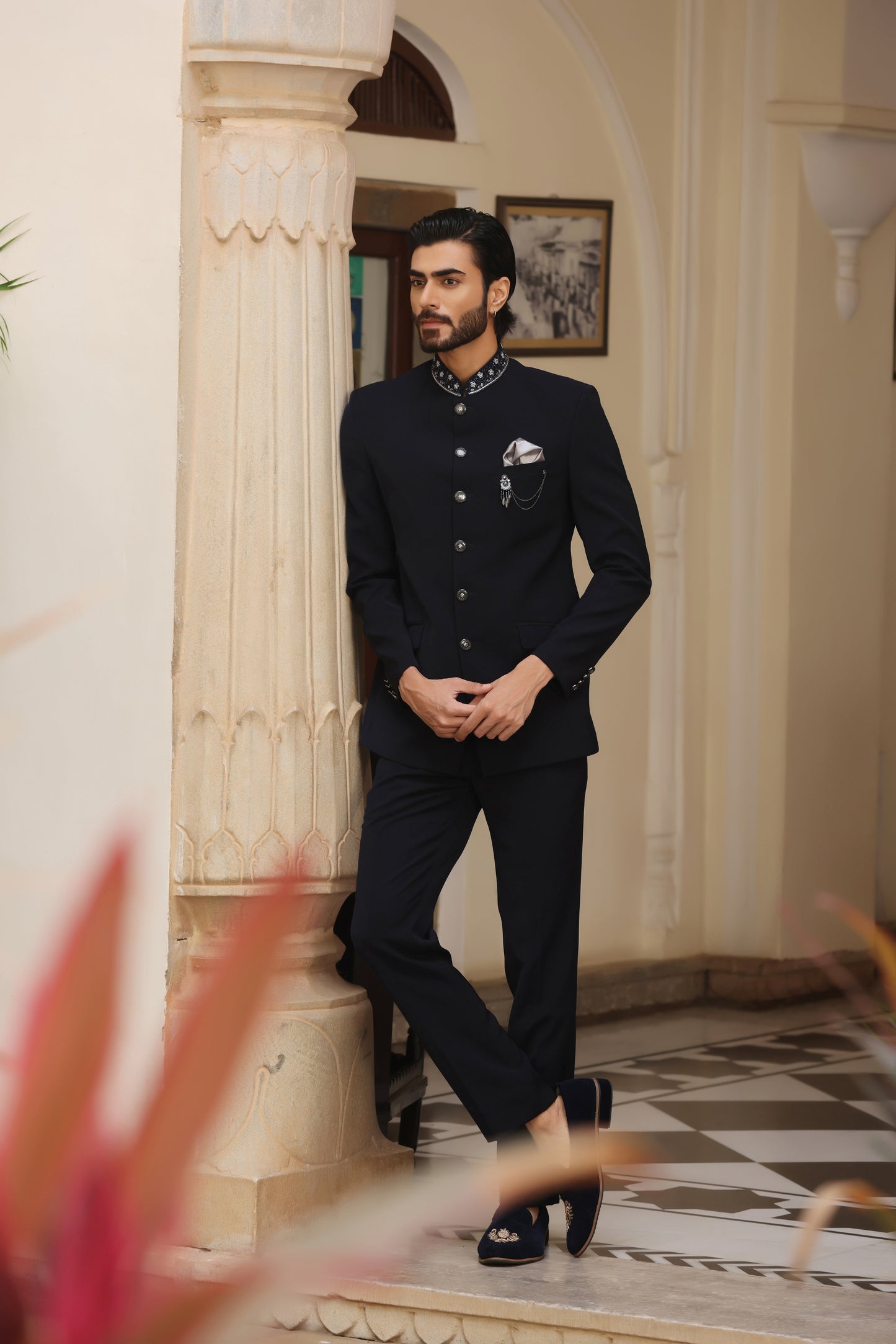Regal Navy Blue Jodhpuri