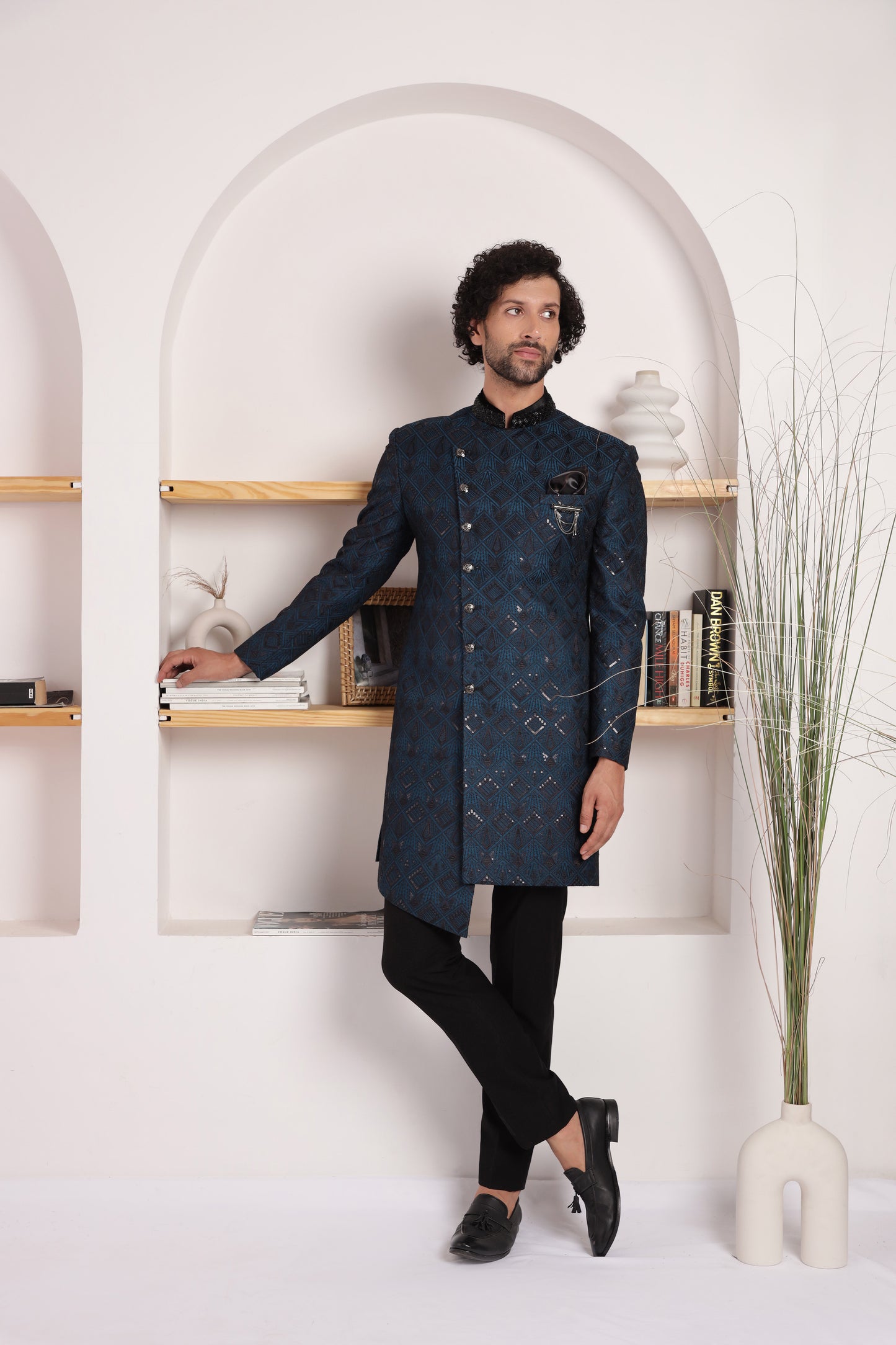 zoop men indo western dress for groom