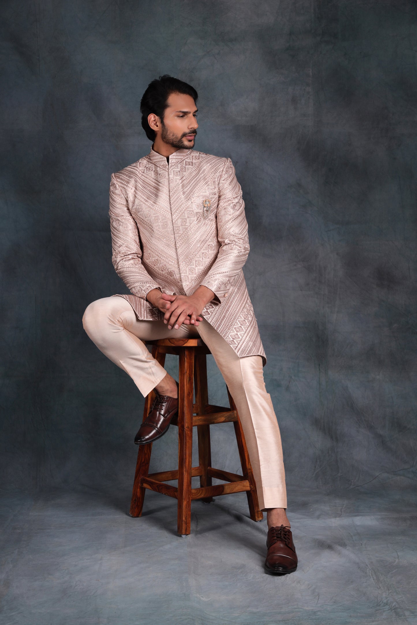 Rose Gold Indo Western
