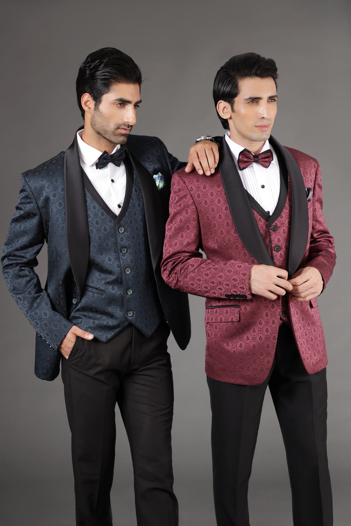 Classic Teal Tuxedo Suit