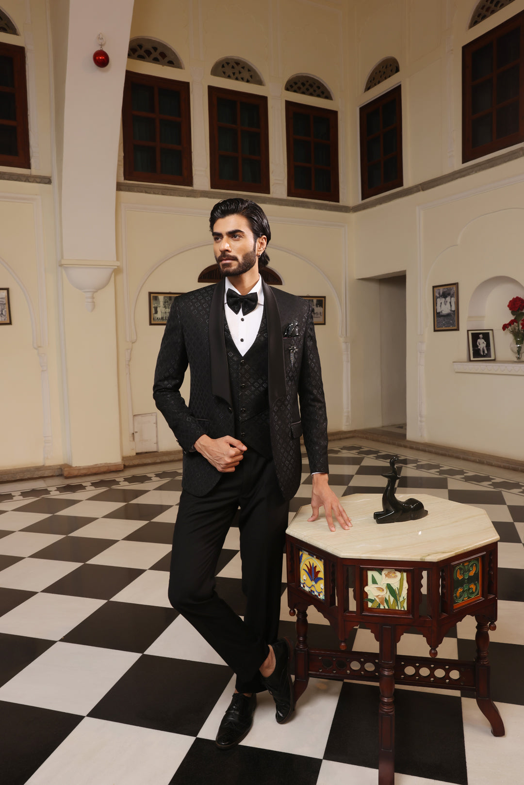 Sable Black Tuxedo Suit