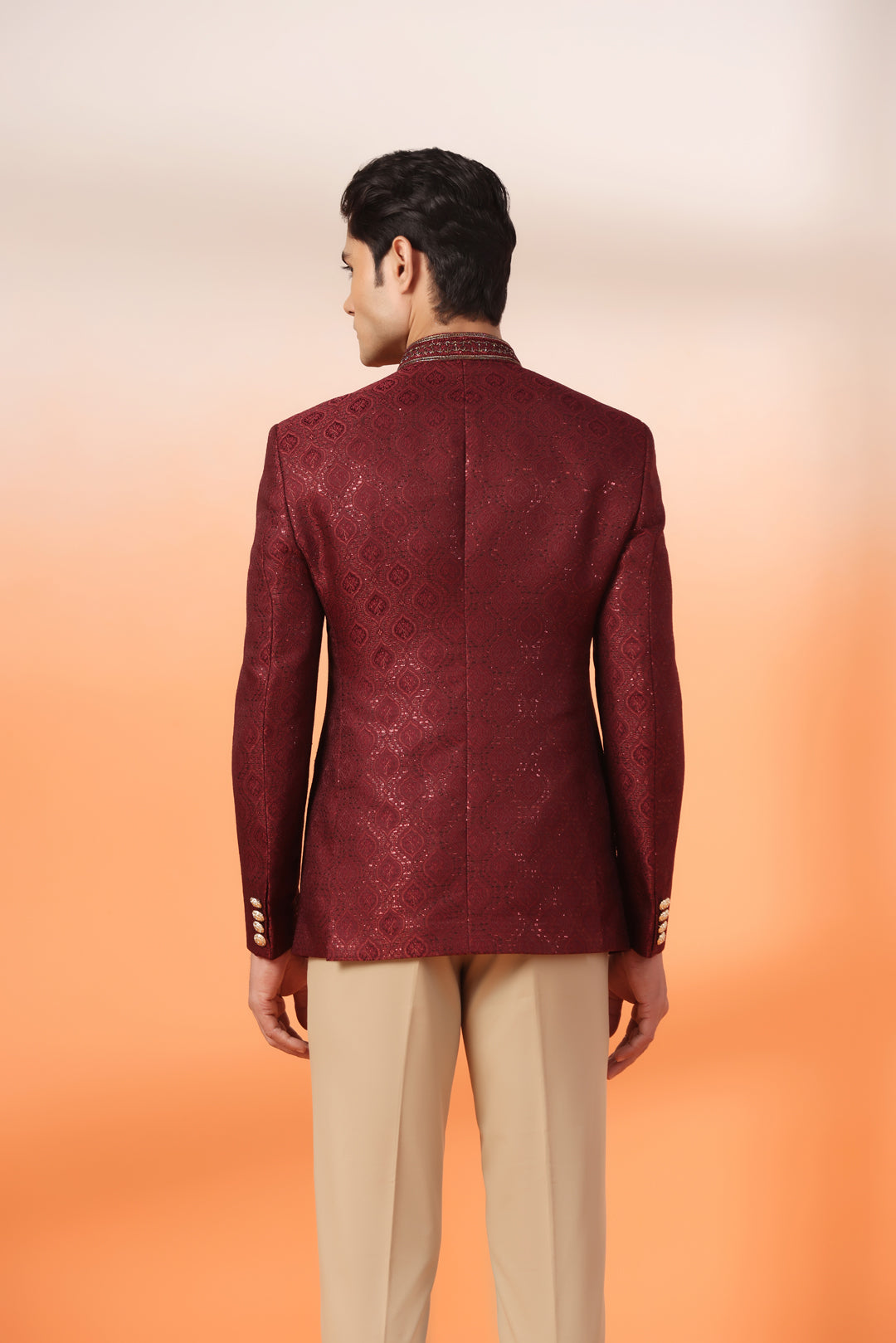 Royal Maroon Jodhpuri Suit
