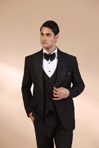 Coal Black Tuxedo Suit