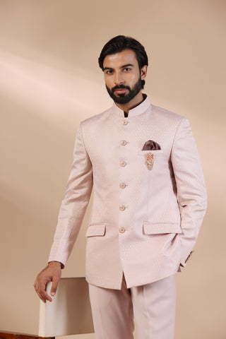 Soft Pastel Pink Jodhpuri