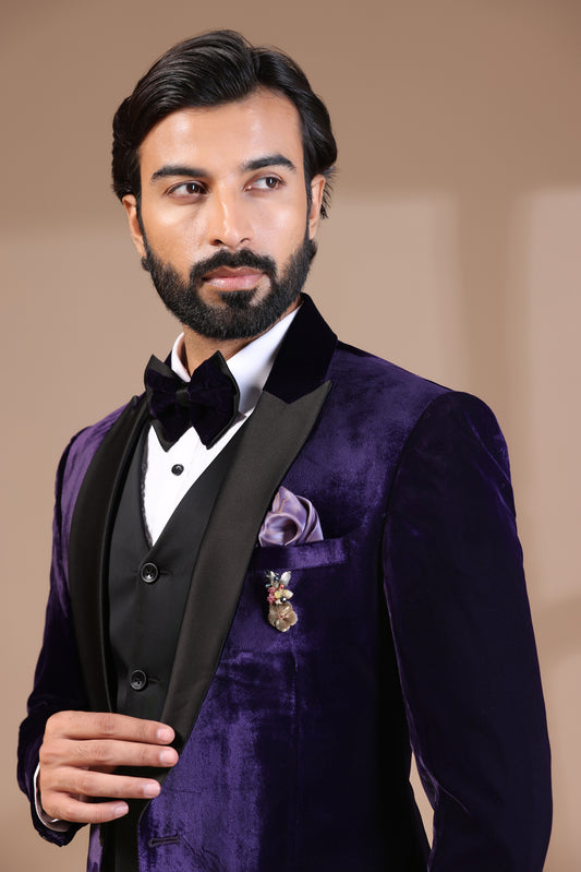 Midnight Raisin Tuxedo Suit
