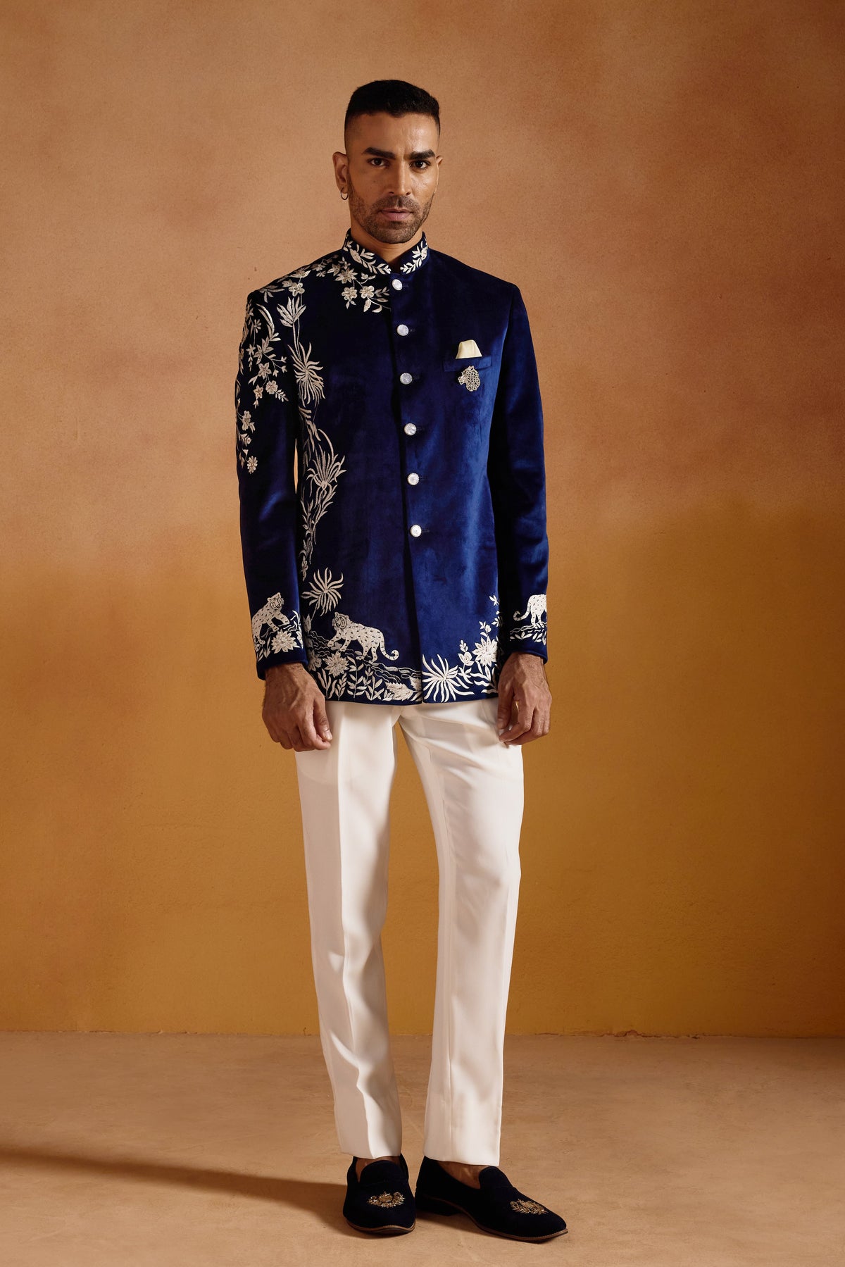 Maharaja Indigo Bandhgala