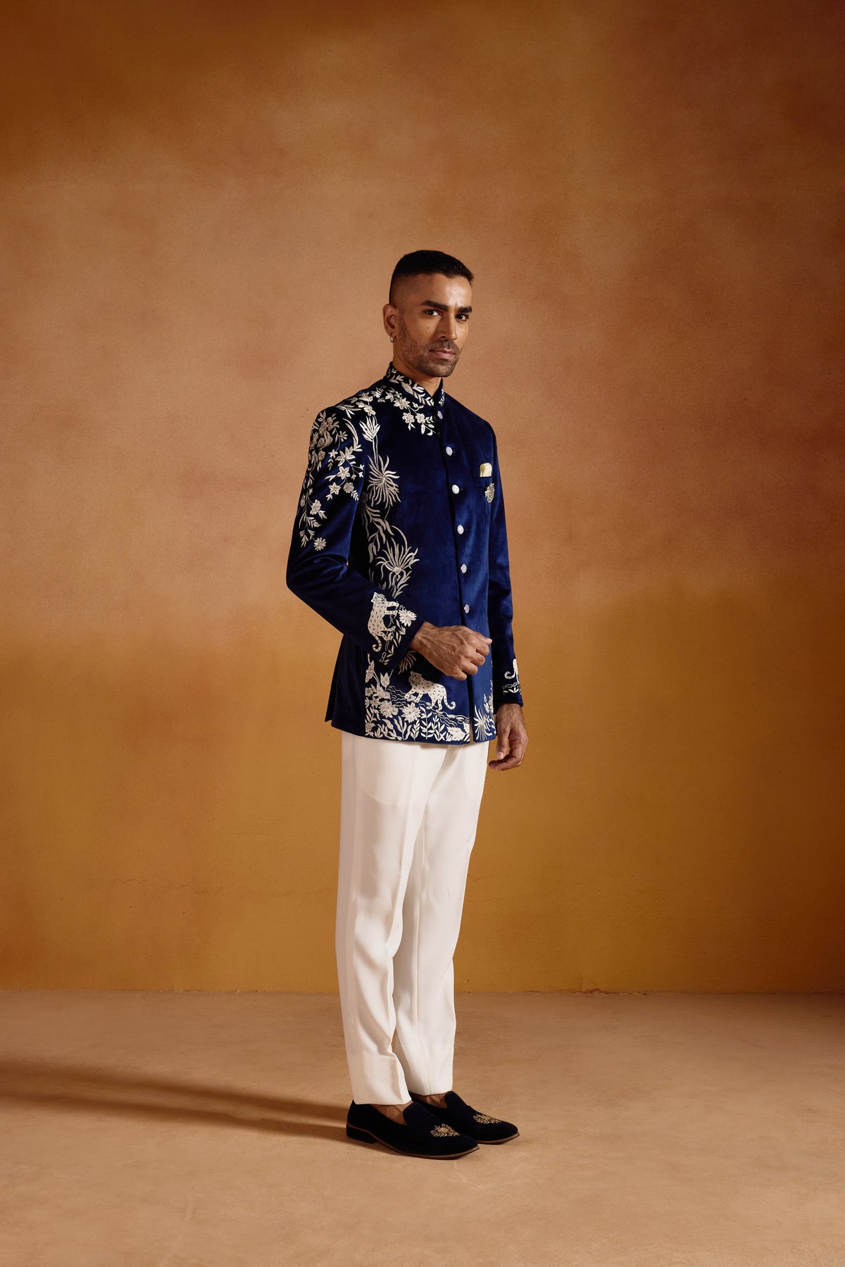 Maharaja Indigo Bandhgala