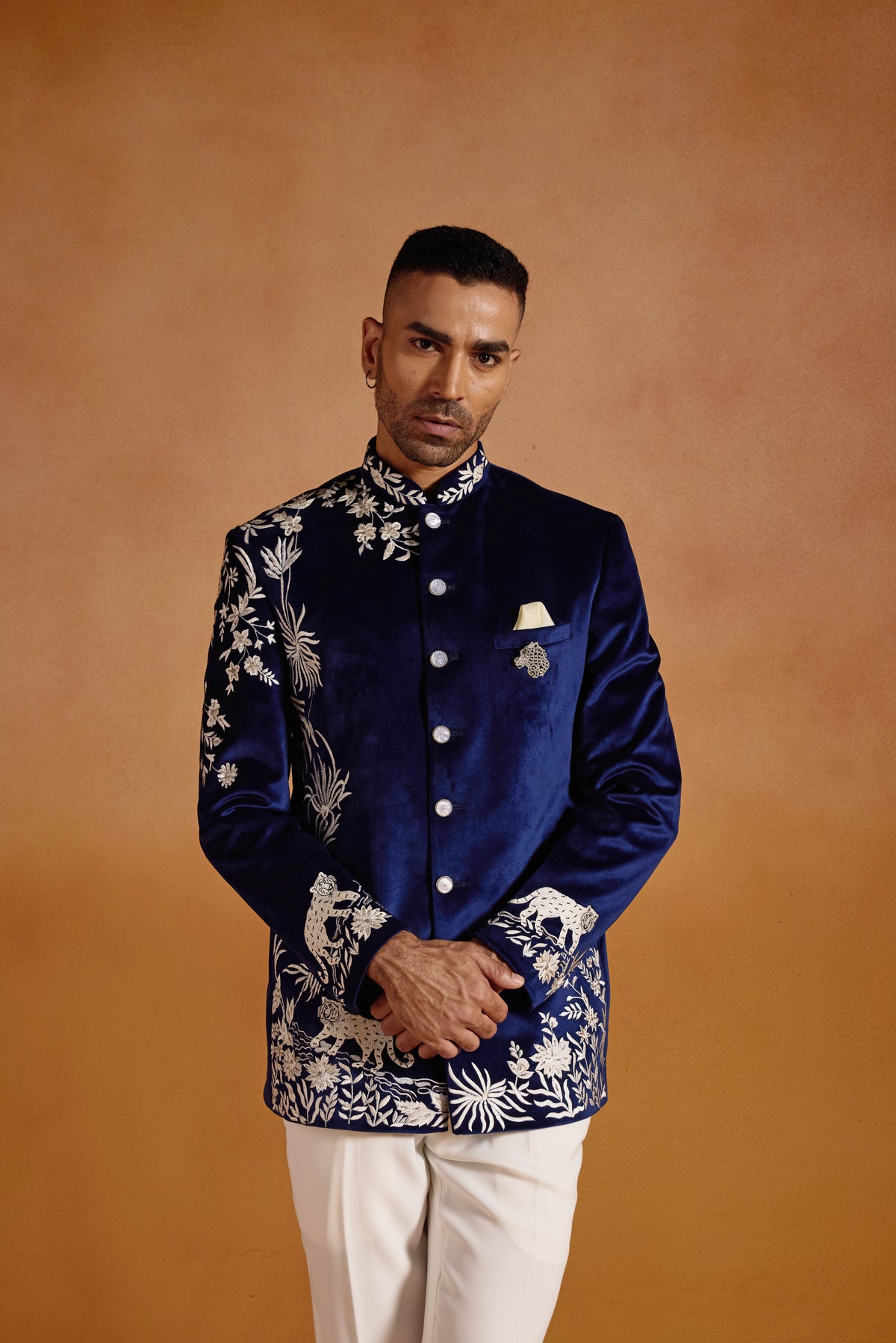 Maharaja Indigo Bandhgala