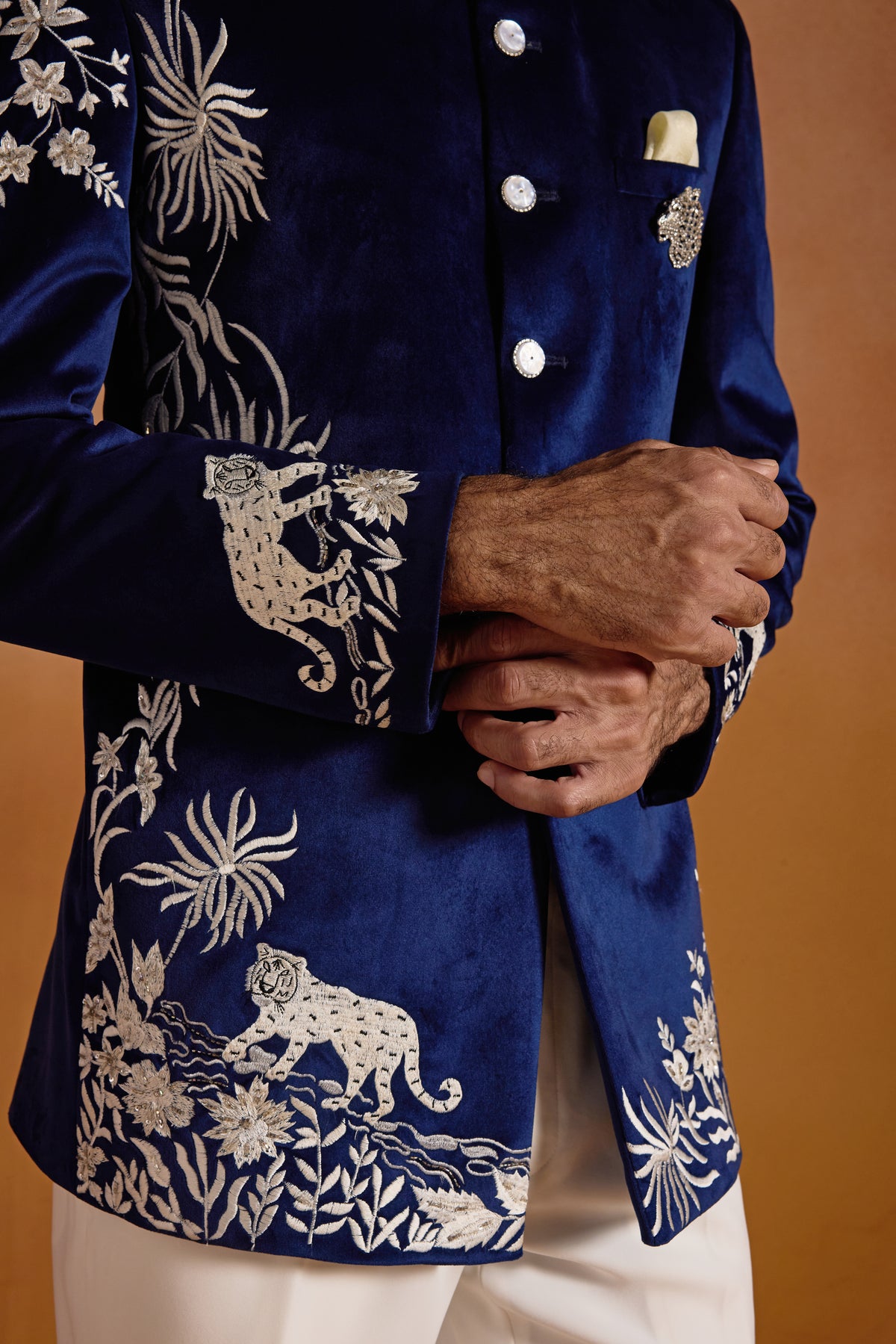 Maharaja Indigo Bandhgala
