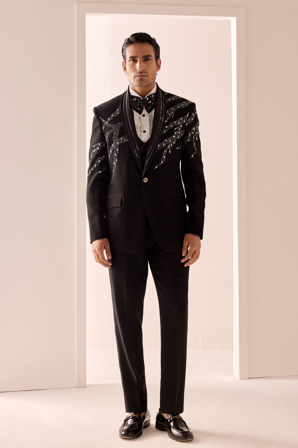 Black Eclipse Embroidered Tuxedo