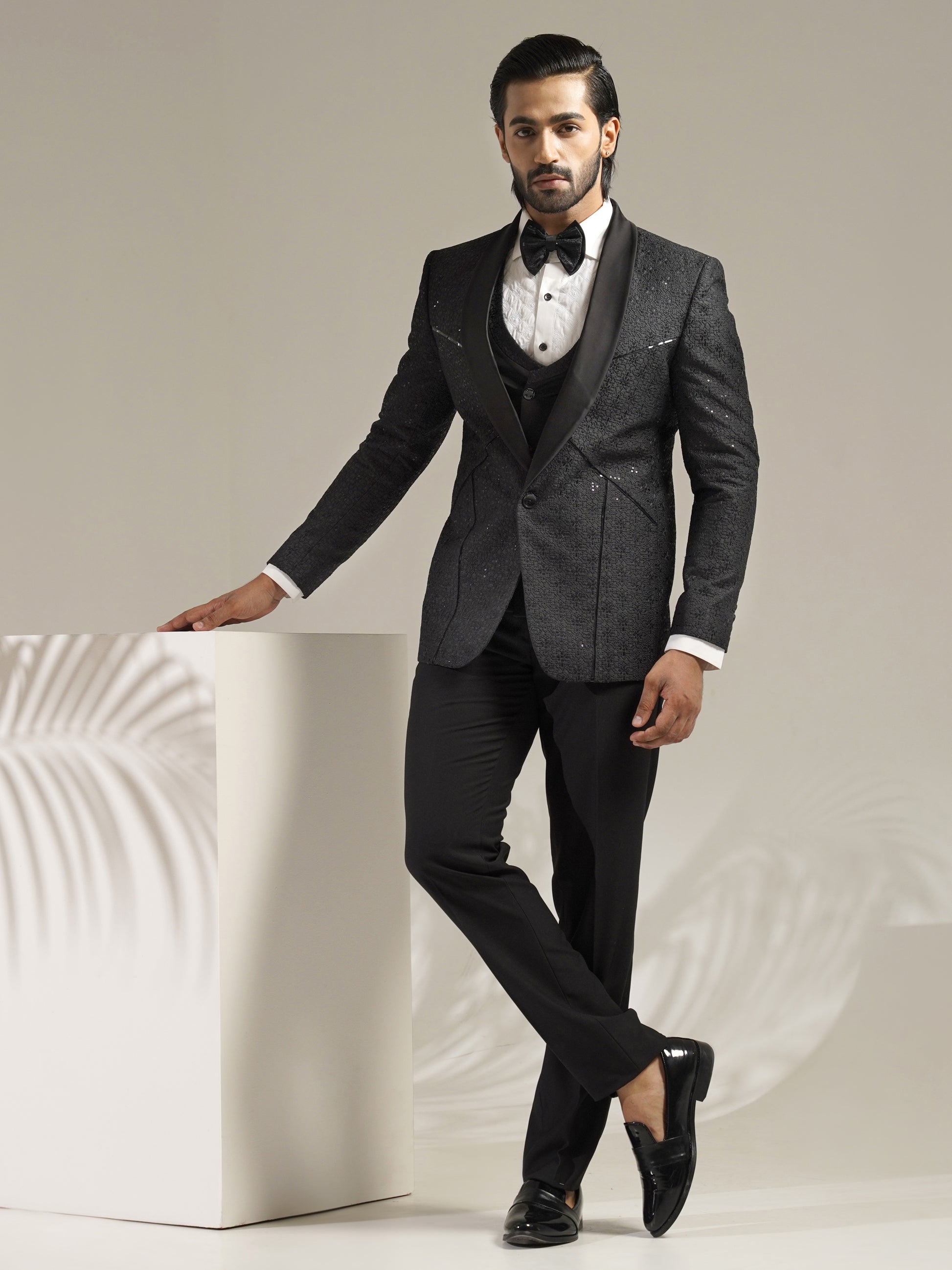 Black Tuxedo for groom by zoop men