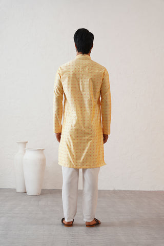 Lime Yellow Kurta Set